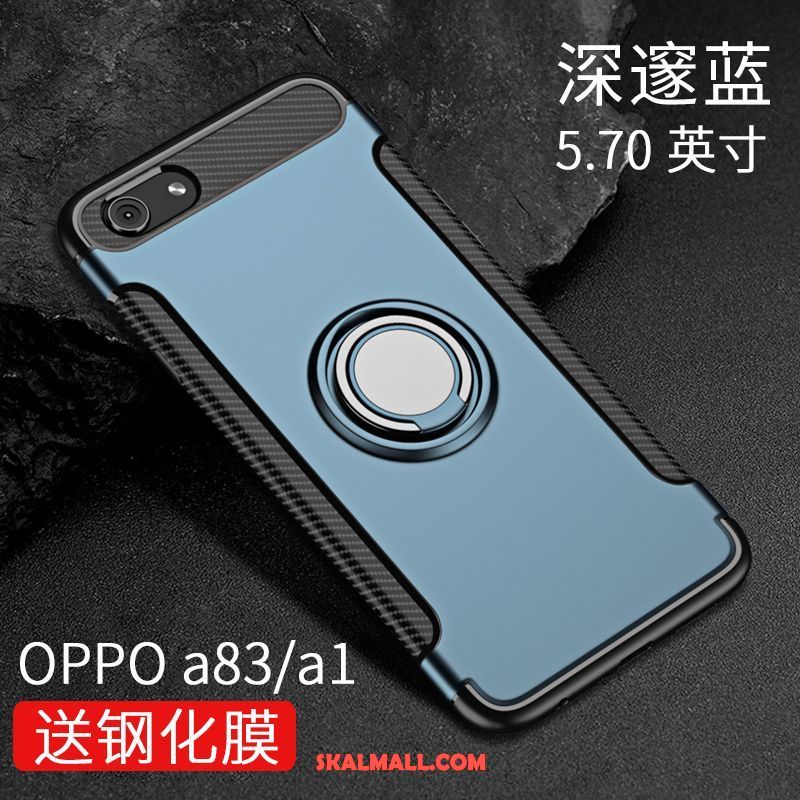 Oppo A83 Skal All Inclusive Nubuck Skydd Trend Varumärke Svart Butik