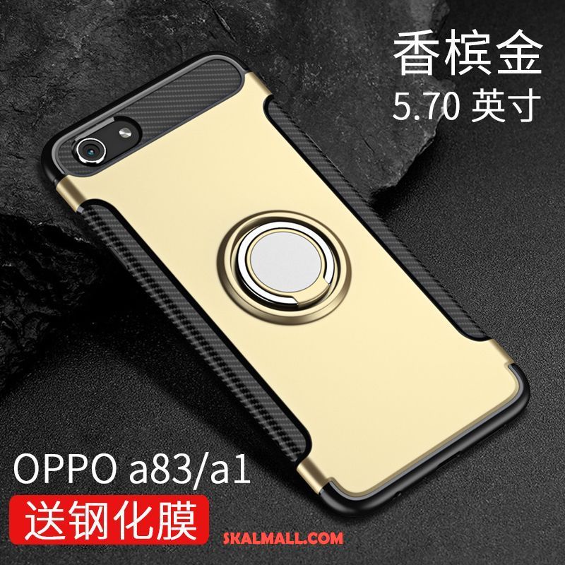 Oppo A83 Skal All Inclusive Nubuck Skydd Trend Varumärke Svart Butik