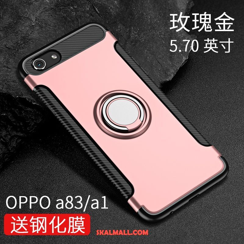 Oppo A83 Skal All Inclusive Nubuck Skydd Trend Varumärke Svart Butik