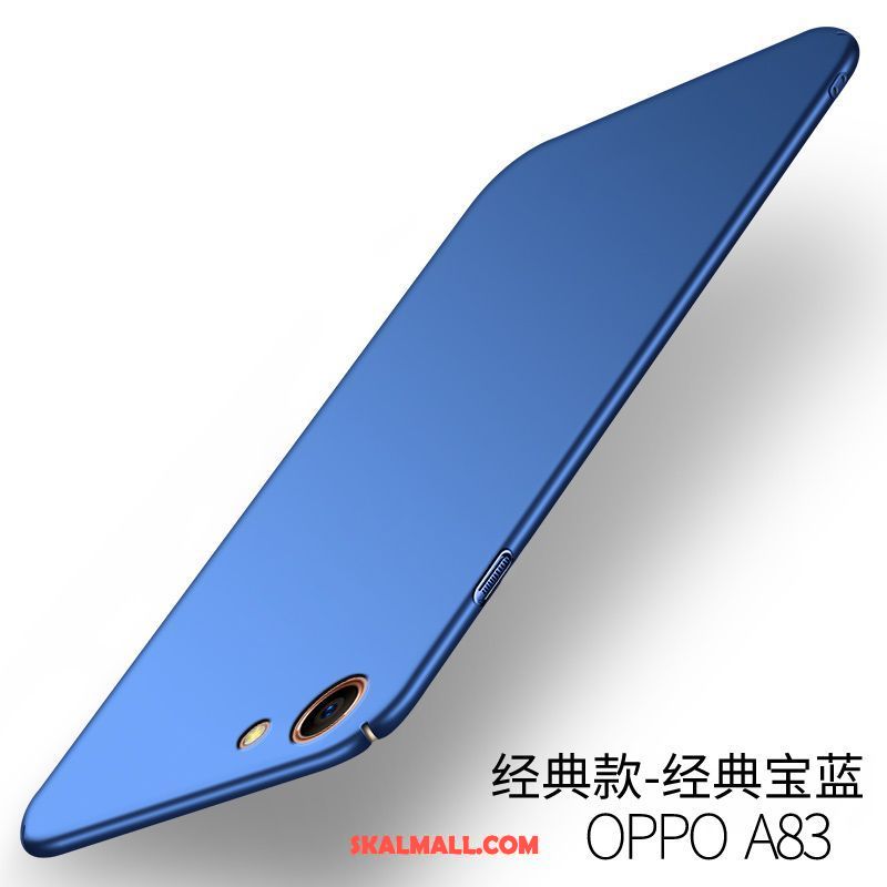 Oppo A83 Skal Hård Svart Mobil Telefon Silikon Trend Fodral Butik