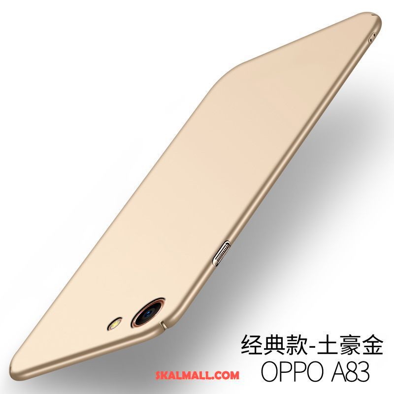 Oppo A83 Skal Hård Svart Mobil Telefon Silikon Trend Fodral Butik