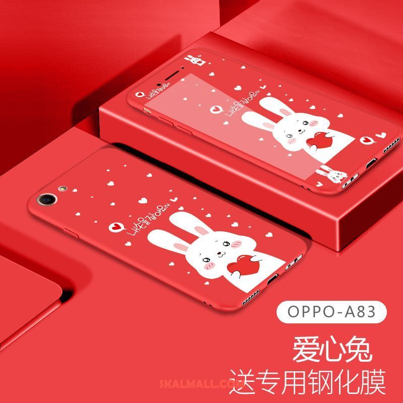 Oppo A83 Skal Mjuk Tecknat All Inclusive Skärmskydd Film Kreativa Billigt