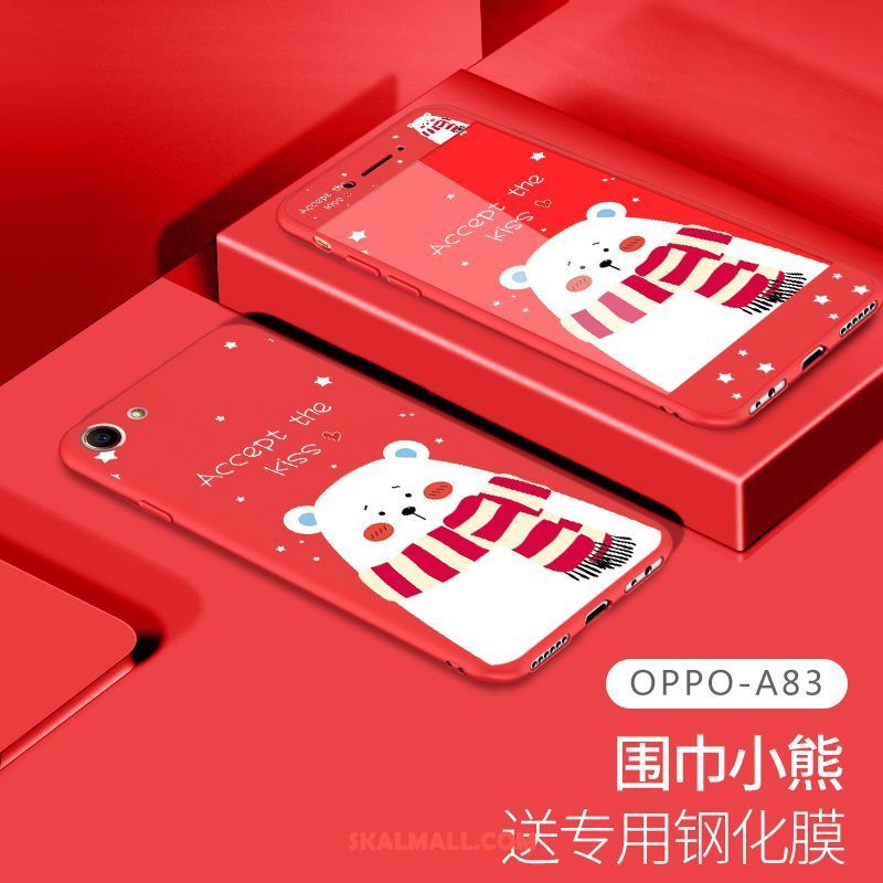 Oppo A83 Skal Mjuk Tecknat All Inclusive Skärmskydd Film Kreativa Billigt