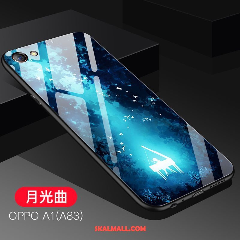 Oppo A83 Skal Mode Cool Fallskydd Silikon Glas Billigt