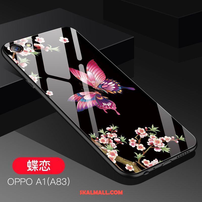 Oppo A83 Skal Mode Cool Fallskydd Silikon Glas Billigt