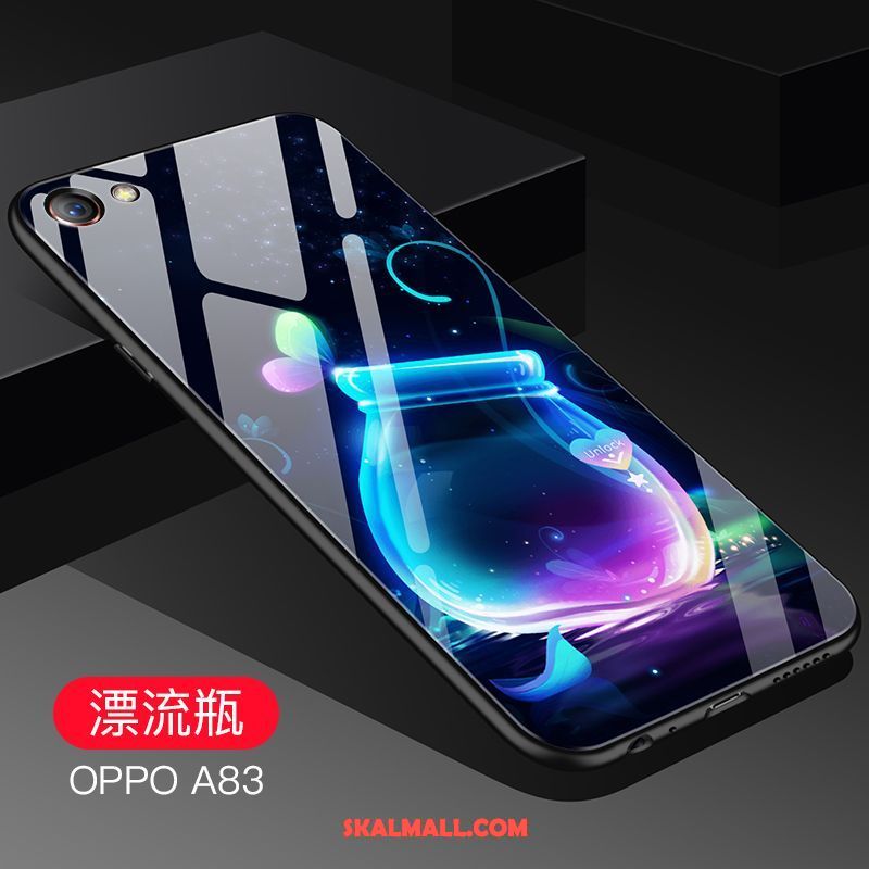 Oppo A83 Skal Mode Cool Fallskydd Silikon Glas Billigt