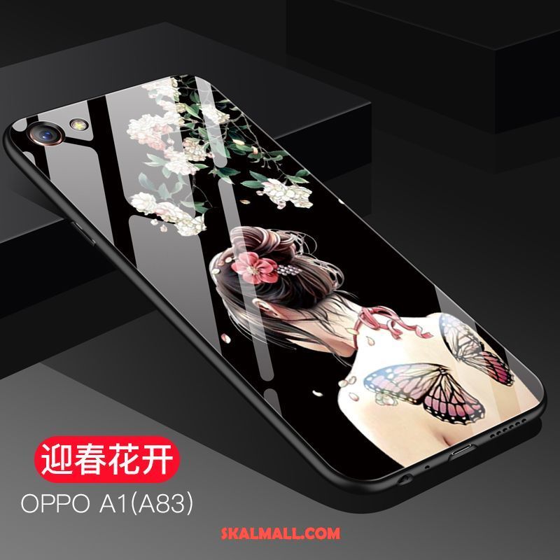 Oppo A83 Skal Mode Cool Fallskydd Silikon Glas Billigt