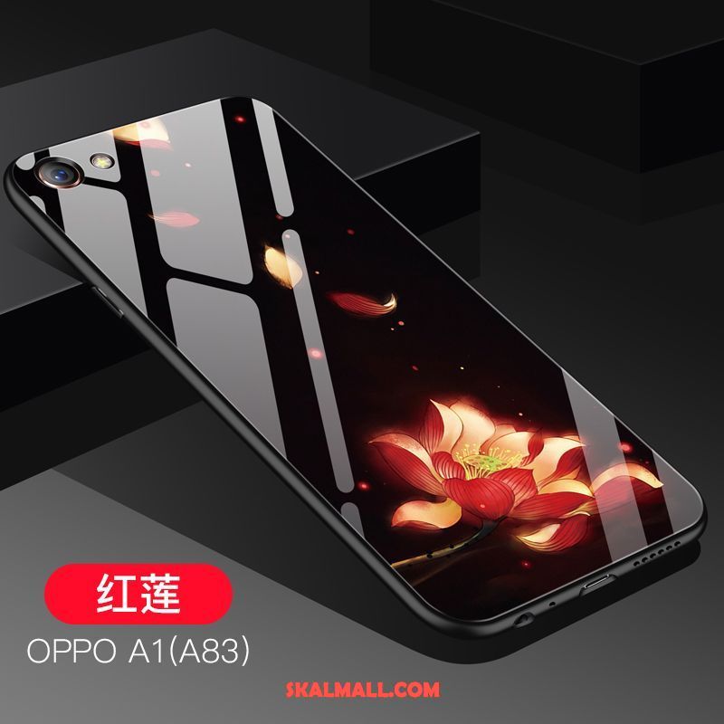 Oppo A83 Skal Mode Cool Fallskydd Silikon Glas Billigt