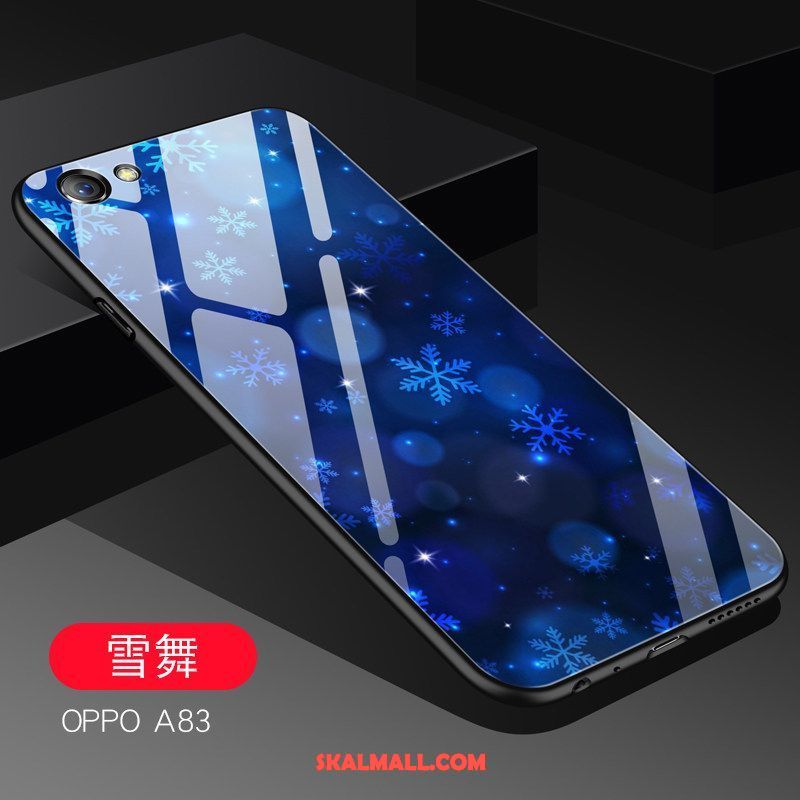 Oppo A83 Skal Mode Cool Fallskydd Silikon Glas Billigt