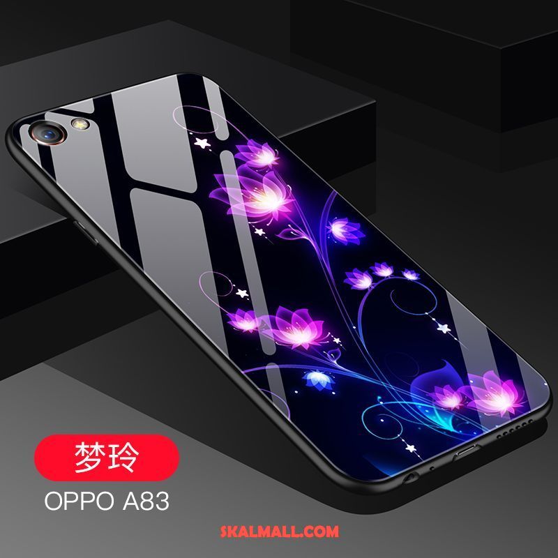 Oppo A83 Skal Mode Cool Fallskydd Silikon Glas Billigt