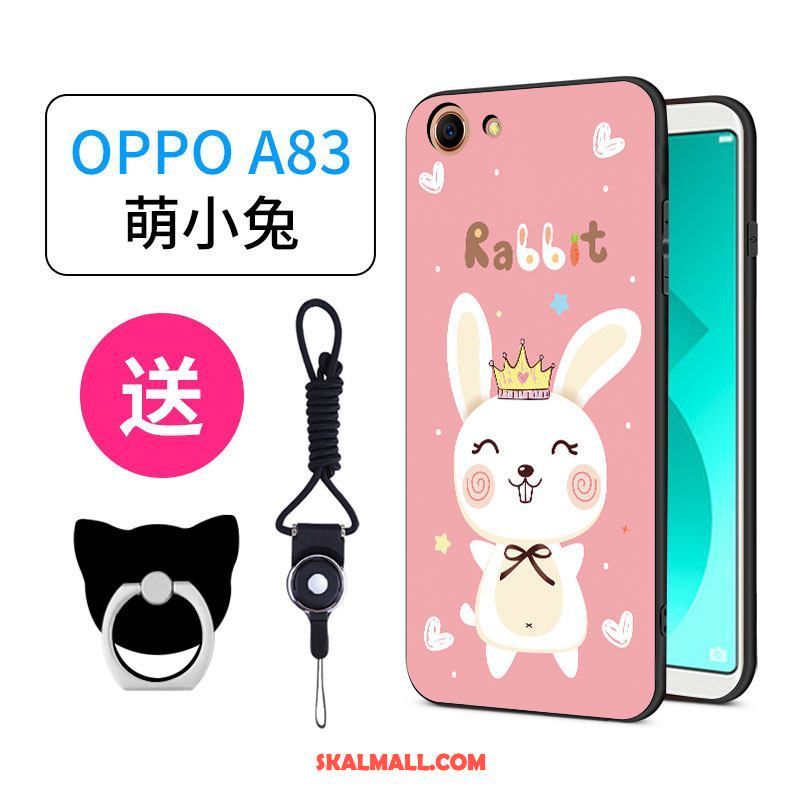 Oppo A83 Skal Ring All Inclusive Grön Fallskydd Nubuck Fodral Billig