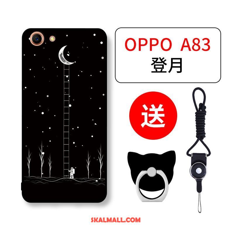 Oppo A83 Skal Ring All Inclusive Grön Fallskydd Nubuck Fodral Billig