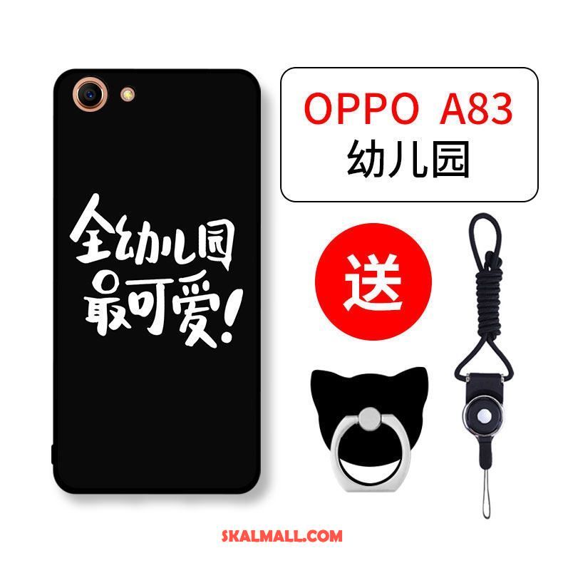 Oppo A83 Skal Ring All Inclusive Grön Fallskydd Nubuck Fodral Billig