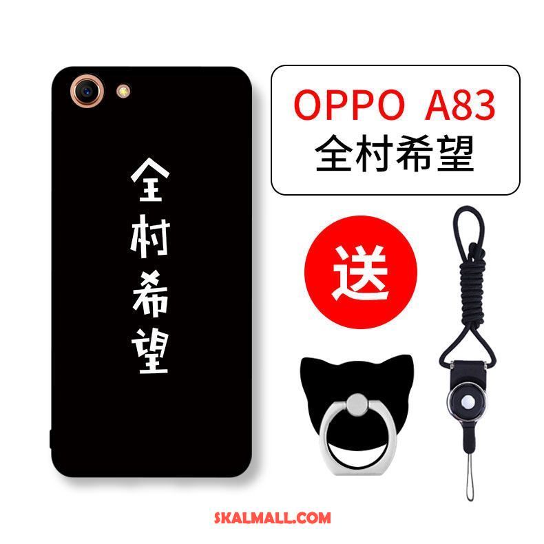 Oppo A83 Skal Ring All Inclusive Grön Fallskydd Nubuck Fodral Billig