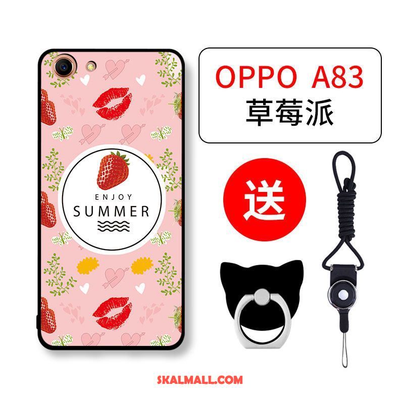 Oppo A83 Skal Ring All Inclusive Grön Fallskydd Nubuck Fodral Billig