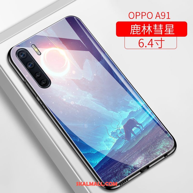 Oppo A91 Skal Mjuk Spegel Par All Inclusive Mobil Telefon Fodral Butik