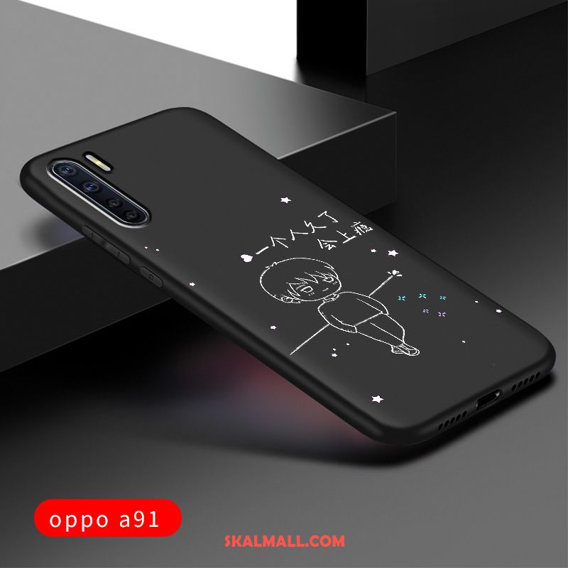 Oppo A91 Skal Nubuck Mobil Telefon Kreativa Fallskydd Mjuk Billiga