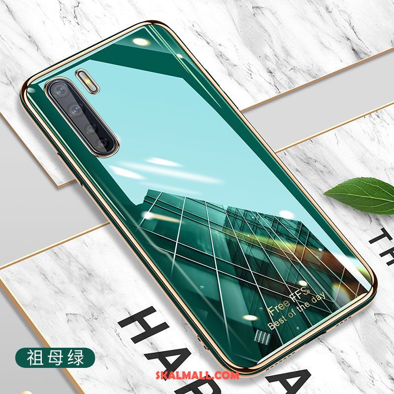 Oppo A91 Skal Personlighet Mjuk Silikon Fallskydd Grå På Nätet