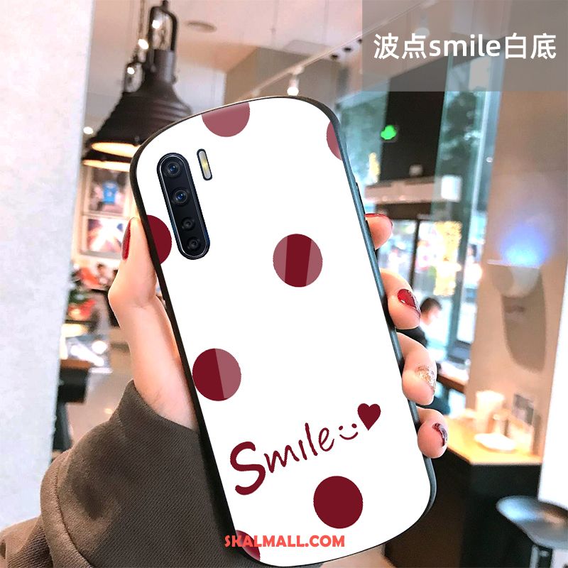 Oppo A91 Skal Personlighet Par Tunn Spegel Polka Dot Butik