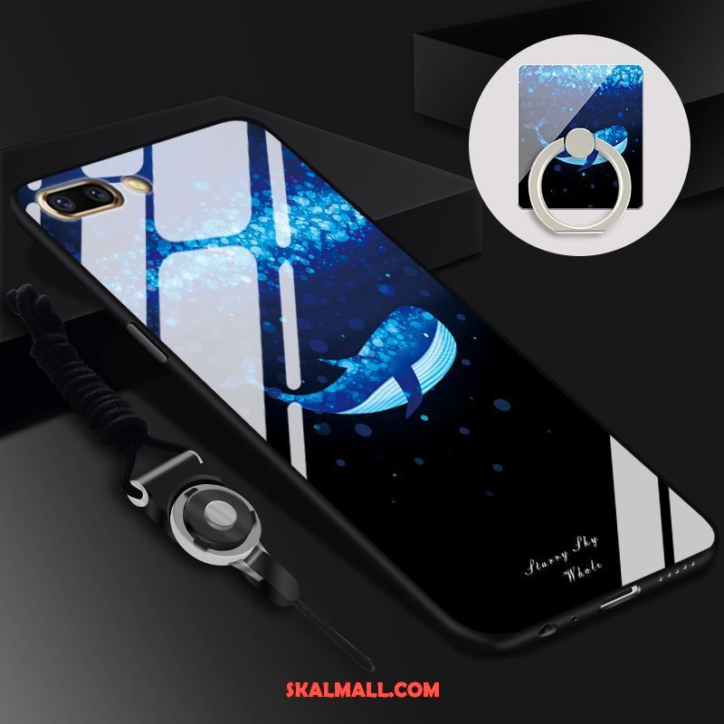 Oppo Ax5 Skal Silikon Mobil Telefon Härdning Glas Fallskydd Rea