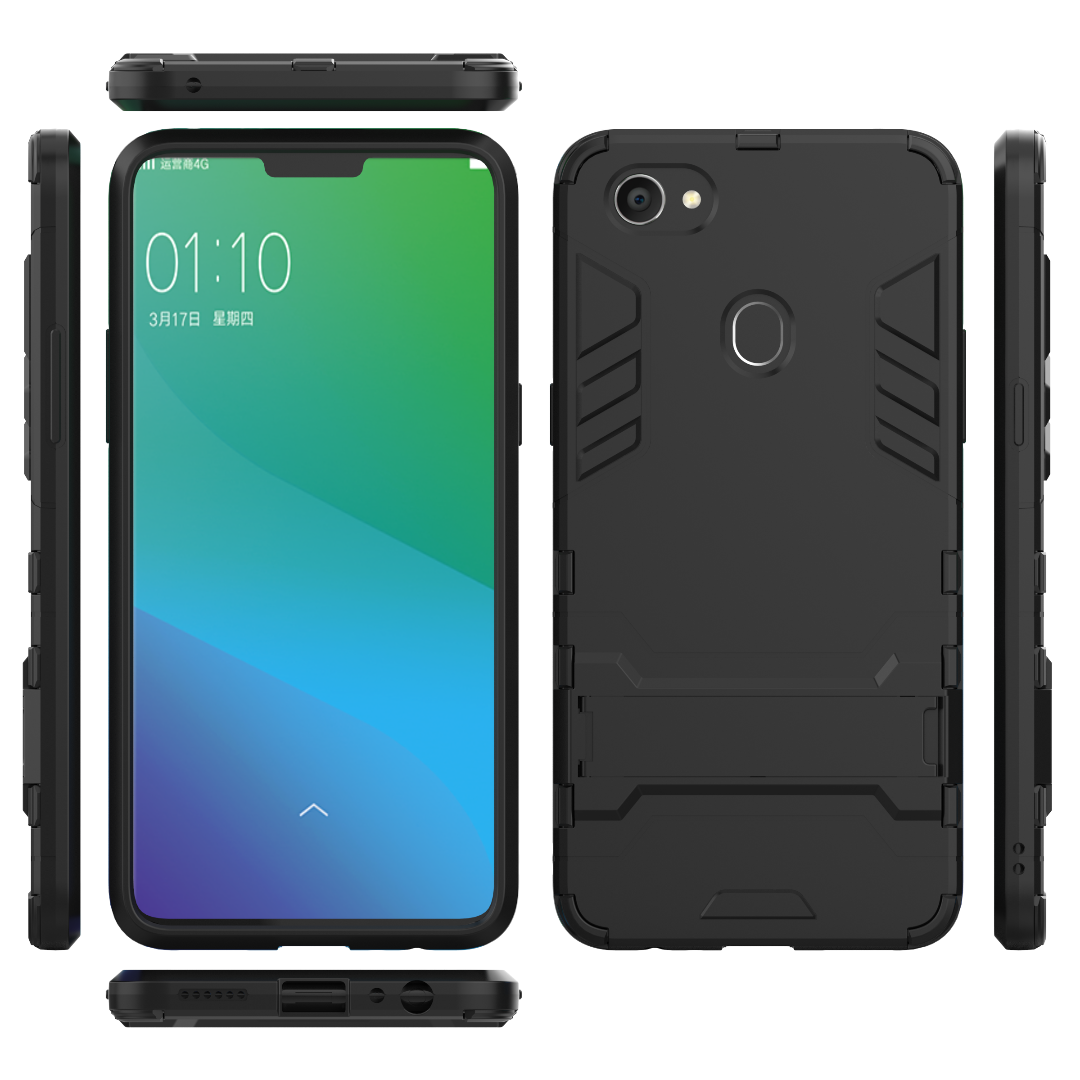 Oppo F7 Skal Armor Maskiner Svart Personlighet Mobil Telefon Till Salu