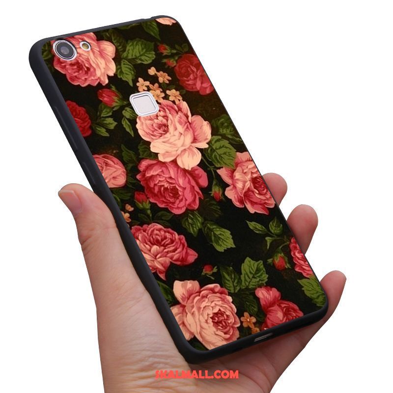 Oppo F7 Skal Blommor Mobil Telefon Mjuk Liten Kronblad Fodral Billiga