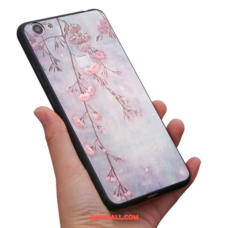 Oppo F7 Skal Blommor Mobil Telefon Mjuk Liten Kronblad Fodral Billiga