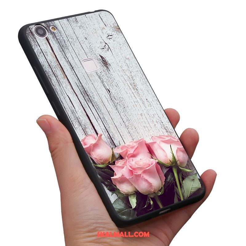 Oppo F7 Skal Blommor Mobil Telefon Mjuk Liten Kronblad Fodral Billiga