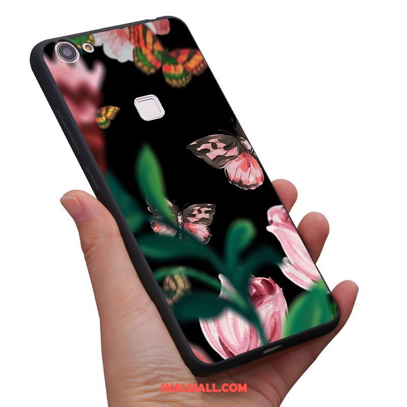 Oppo F7 Skal Blommor Mobil Telefon Mjuk Liten Kronblad Fodral Billiga