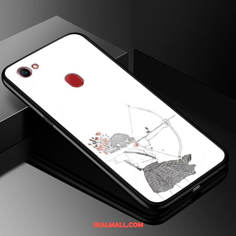 Oppo F7 Skal Fallskydd Röd Trend Enkel Kreativa Billiga