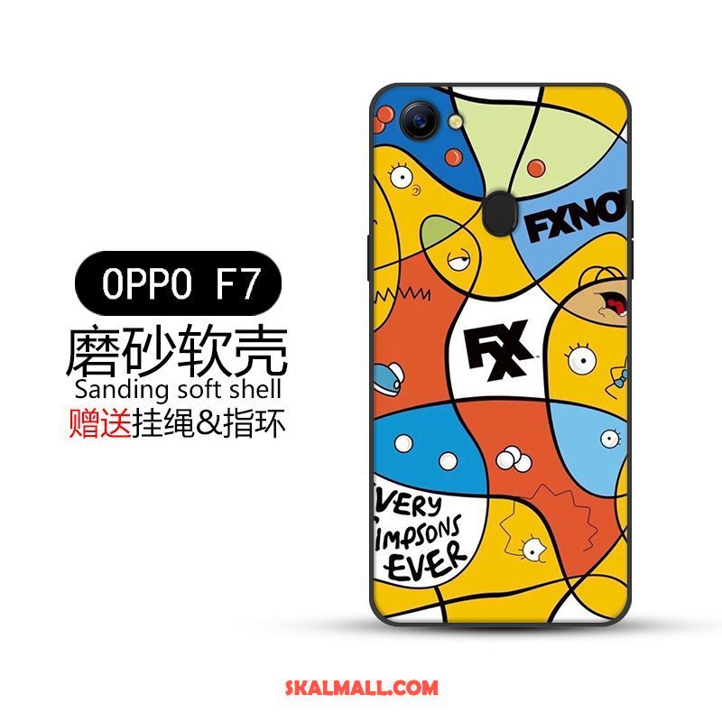 Oppo F7 Skal Kreativa Nubuck Mobil Telefon Vacker Skydd Fodral Billig