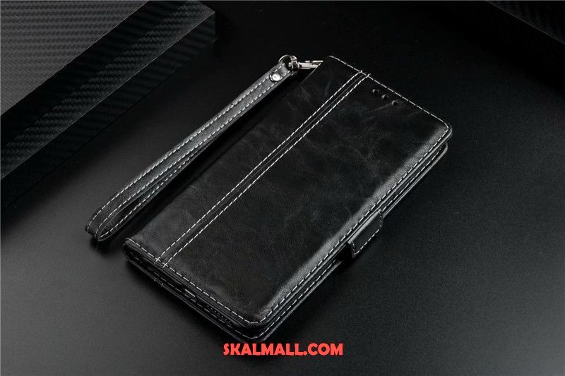 Oppo F7 Youth Skal Läderfodral Kort Ny All Inclusive Fallskydd Billig