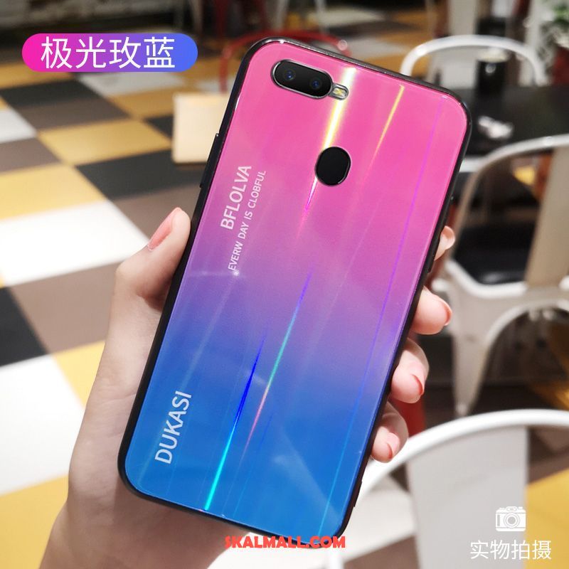 Oppo F9 Skal Gradient Mode Net Red Mjuk Mobil Telefon Fodral Köpa