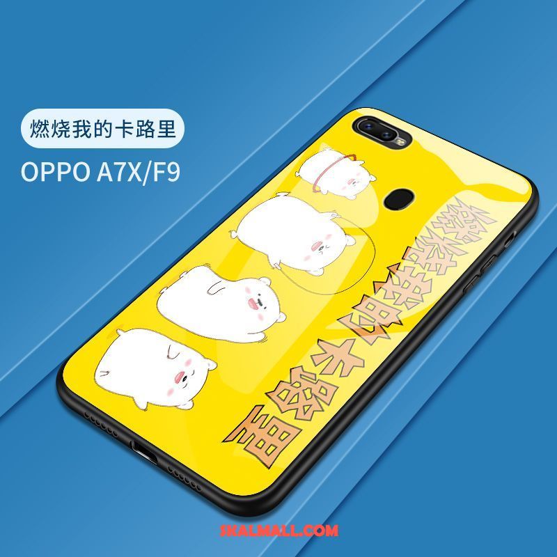 Oppo F9 Skal Kreativa Trend All Inclusive Målade Skydd Rea