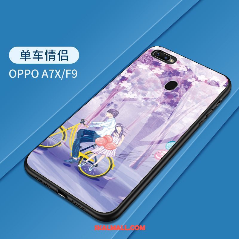 Oppo F9 Skal Kreativa Trend All Inclusive Målade Skydd Rea