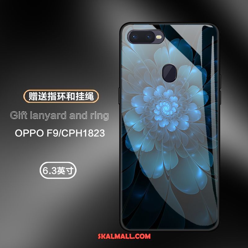 Oppo F9 Skal Mobil Telefon All Inclusive Trend Glas Rose Billig