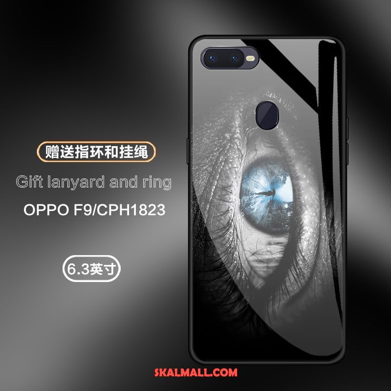 Oppo F9 Skal Mobil Telefon All Inclusive Trend Glas Rose Billig