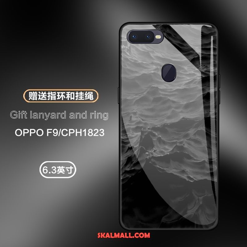 Oppo F9 Skal Mobil Telefon All Inclusive Trend Glas Rose Billig