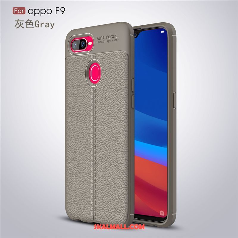 Oppo F9 Skal Mönster Läder Silikon Kreativa Skydd Köpa