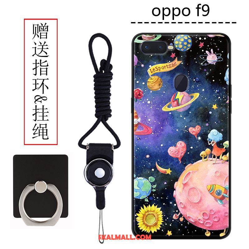 Oppo F9 Skal Skydd Fallskydd Nubuck Personlighet Mobil Telefon Fodral Rea