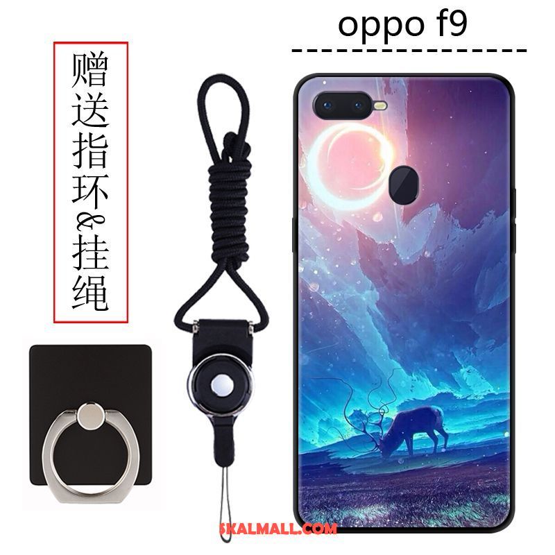 Oppo F9 Skal Skydd Fallskydd Nubuck Personlighet Mobil Telefon Fodral Rea