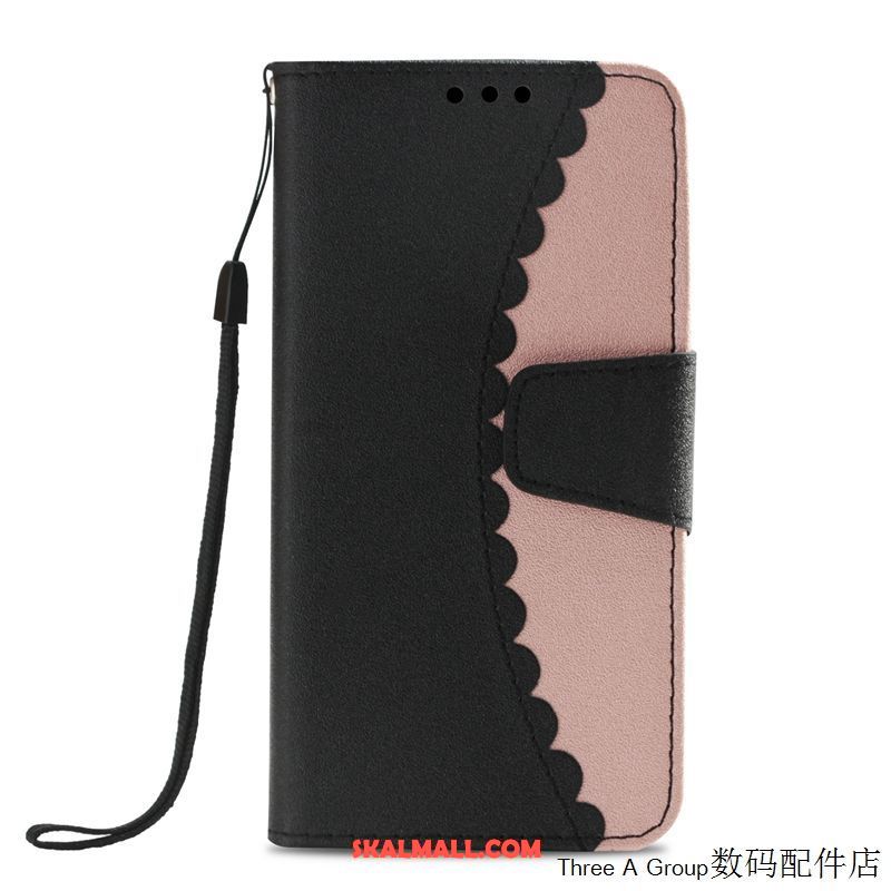 Oppo F9 Starry Skal Läderfodral Clamshell Rosa Fallskydd Personlighet Billiga