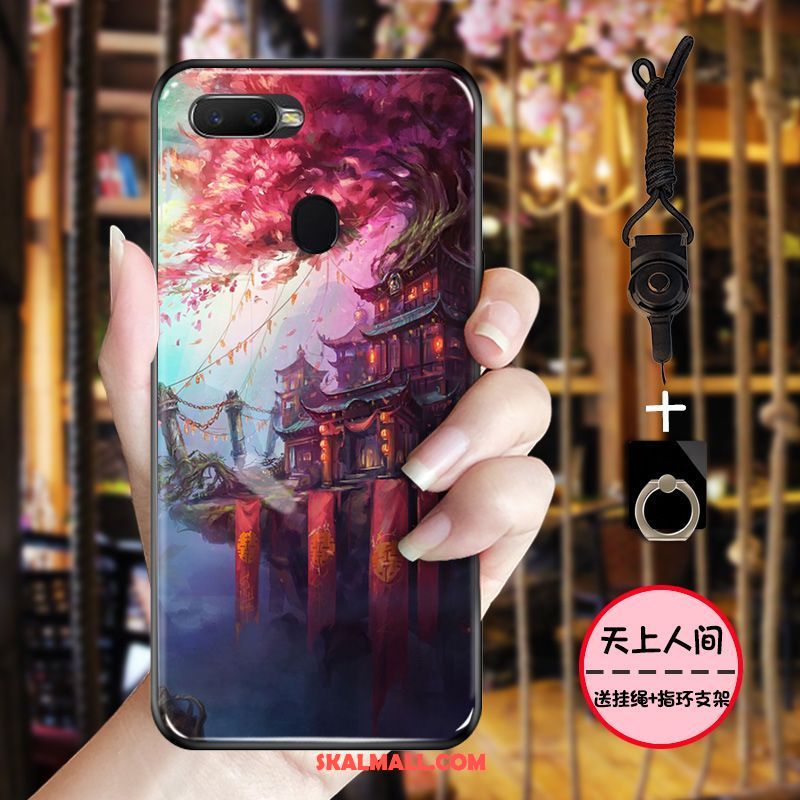 Oppo F9 Starry Skal Nubuck All Inclusive Mjuk Svart Mobil Telefon Butik