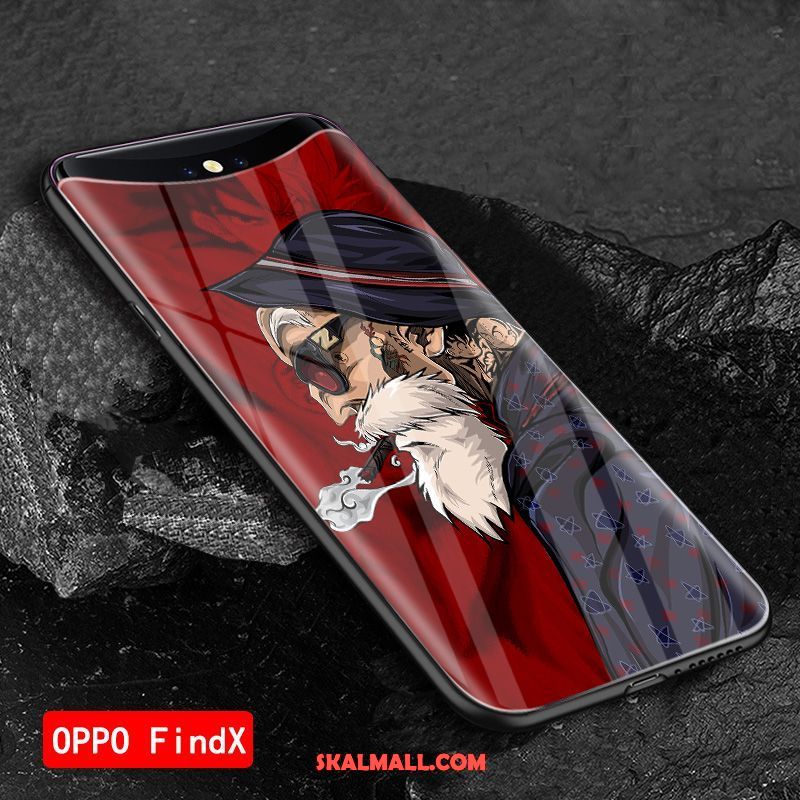 Oppo Find X Skal All Inclusive Europa Glas Grön Silikon Billiga