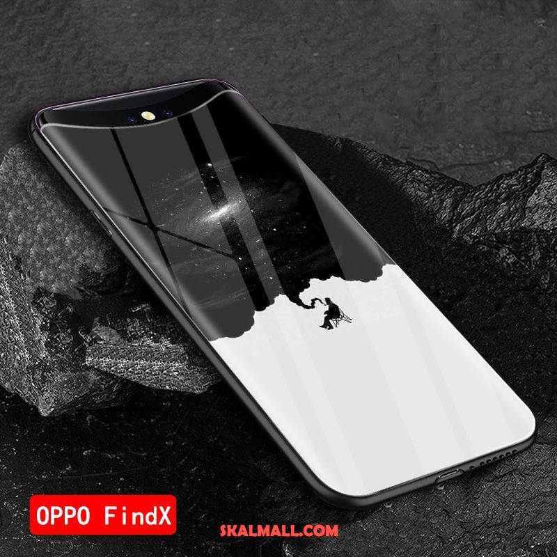 Oppo Find X Skal All Inclusive Europa Glas Grön Silikon Billiga