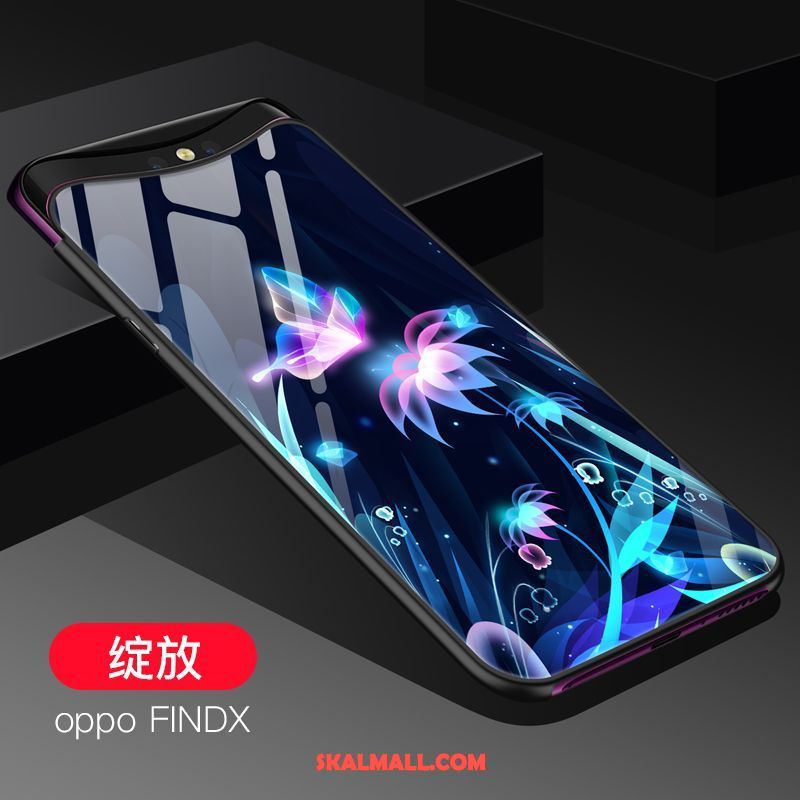 Oppo Find X Skal Hängsmycken Silikon Trend Glas Mjuk Till Salu