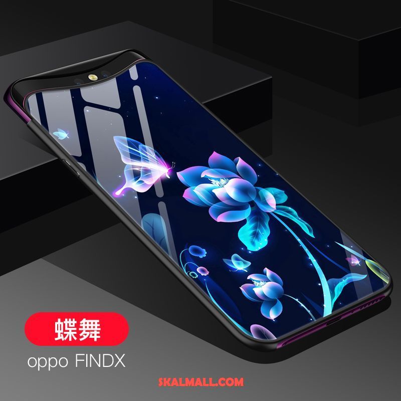 Oppo Find X Skal Hängsmycken Silikon Trend Glas Mjuk Till Salu