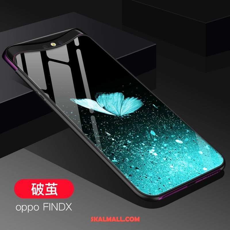 Oppo Find X Skal Hängsmycken Silikon Trend Glas Mjuk Till Salu