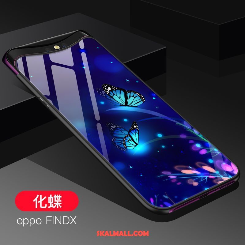 Oppo Find X Skal Hängsmycken Silikon Trend Glas Mjuk Till Salu