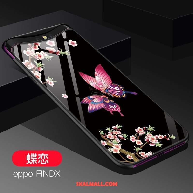 Oppo Find X Skal Hängsmycken Silikon Trend Glas Mjuk Till Salu